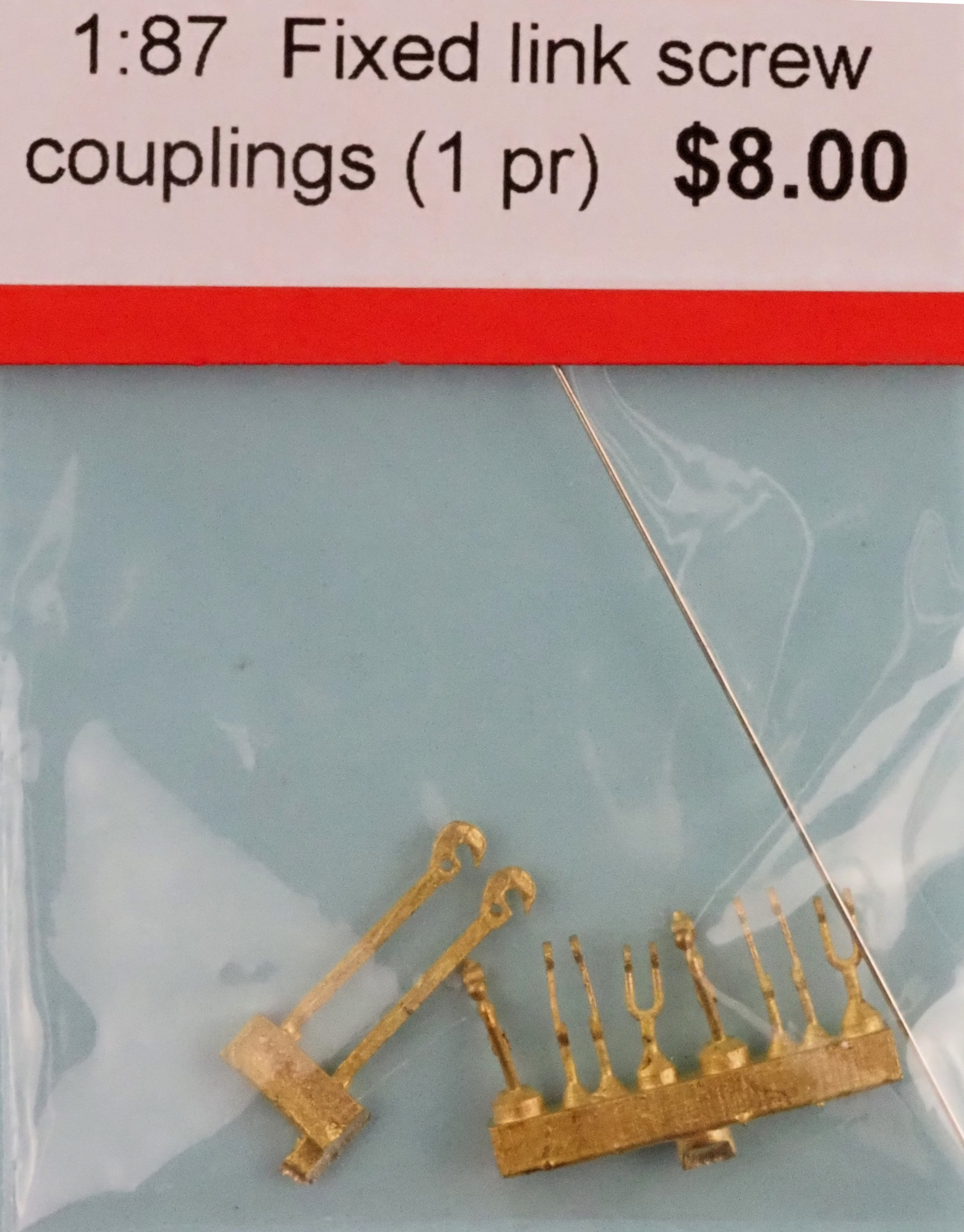 American Flyer O & S Gauge Link Coupler Tool Set - Brass Installation/Removal Tool With Instructions | For Model Trains